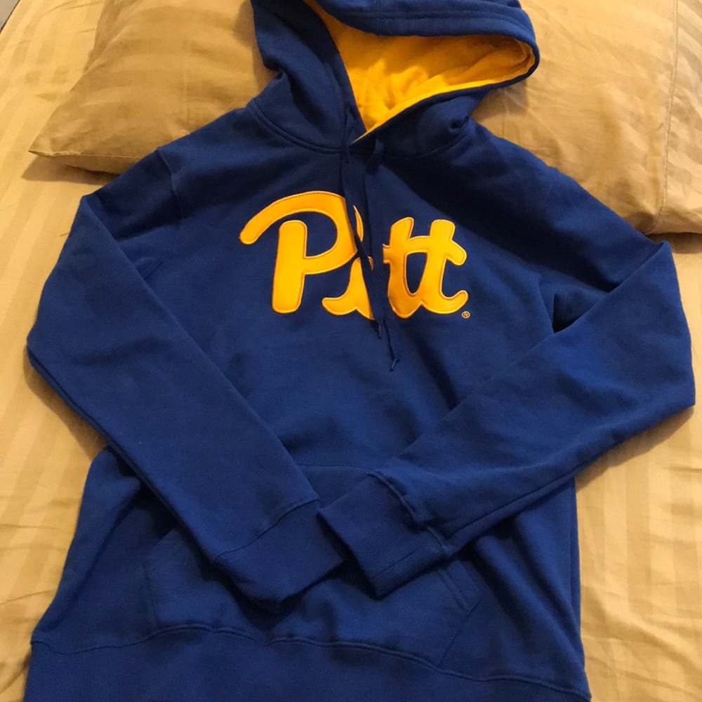 “Pitt” Blue, Yellow Pittsburg Hoodie